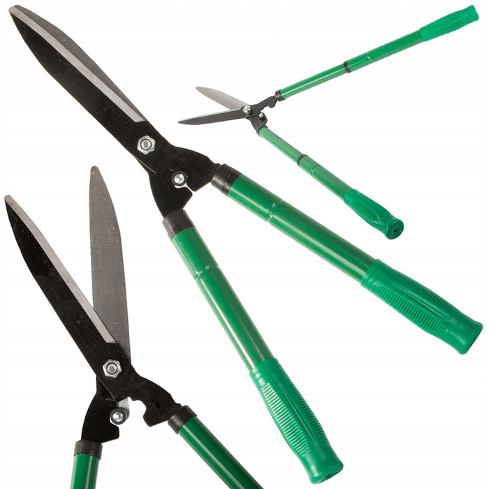 Телескопични ножици за градина, с ергономична дръжка и стоманени остриета