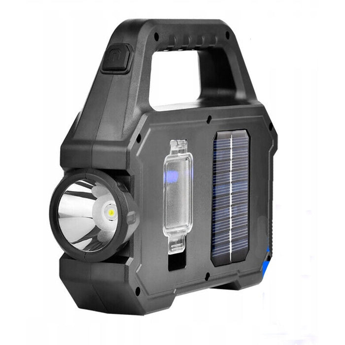 LED Solar Lantern με πλευρική COB 5W 6 τρόπους φωτισμού, λαβή