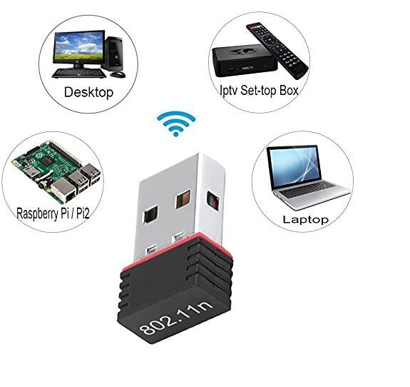 Adapter-Receiver vezeték nélküli vezeték nélküli vezeték nélküli WiFi 150 Mbps, integrált WiFi mód nélküli számítógépekhez