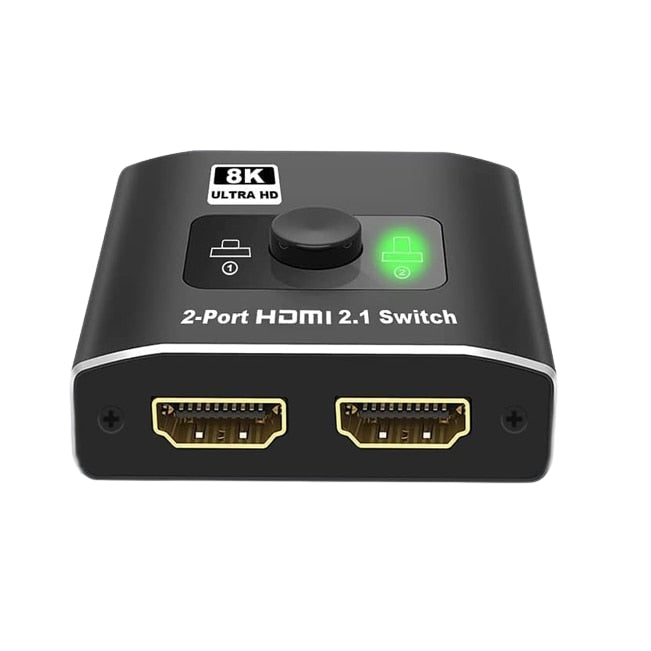 Сплент - превключвател HDMI 8K, 2 HDMI 2.1 Порта за превключване