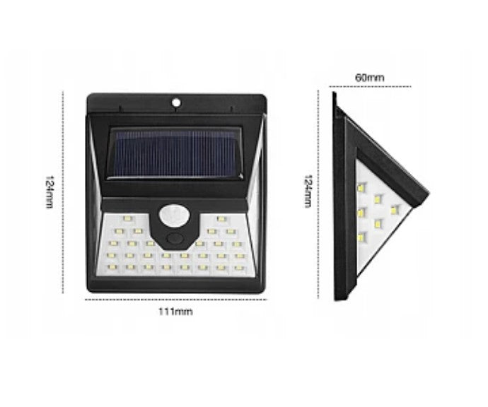 4 x Smart Solar Lamp 40 LED με αισθητήρα φωτός και κίνησης