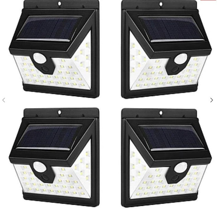 4 x Lampa solara SMART 40 LED cu senzor de lumina si miscare