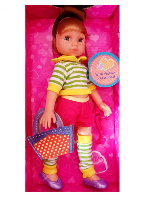 Papusa Baby Reina cu imbracaminte de sport, MalPlay, 24 cm