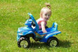 Quad premergator ride-on cu sunete si lumini, Baby Mix, albastru