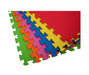 Covor puzzle 6 piese 60x60 cm, 12 mm, multicolor