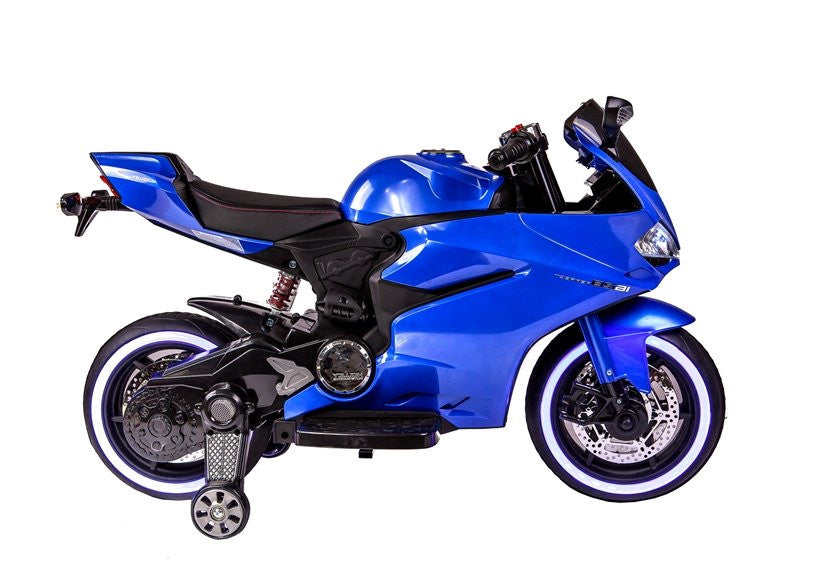 Motocicleta electrica SX Speed, albastru