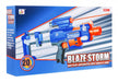 Arma de jucarie Blaze Storm Barricade semi automata cu baterii si 20 gloante