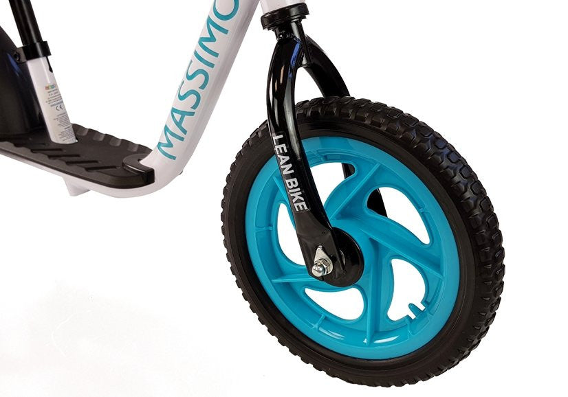 Bicicleta fara pedale Divendi Massimo, alb cu albastru