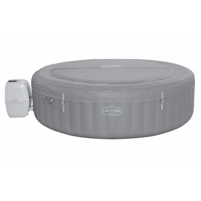 Jacuzzi gonflabil Bestway 6-8 persoane, diametru 236 cm, pompa de incalzire, husa de protectie, capacitate 1350 litri