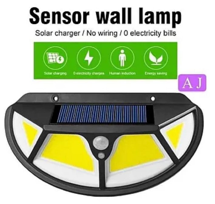 6 x Lampa solara SH -122 LED COB cu senzor de miscare si lumina 3 moduri ILUMINARE