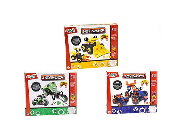 Set constructie vehicule 2 in 1, Globo Wtoy