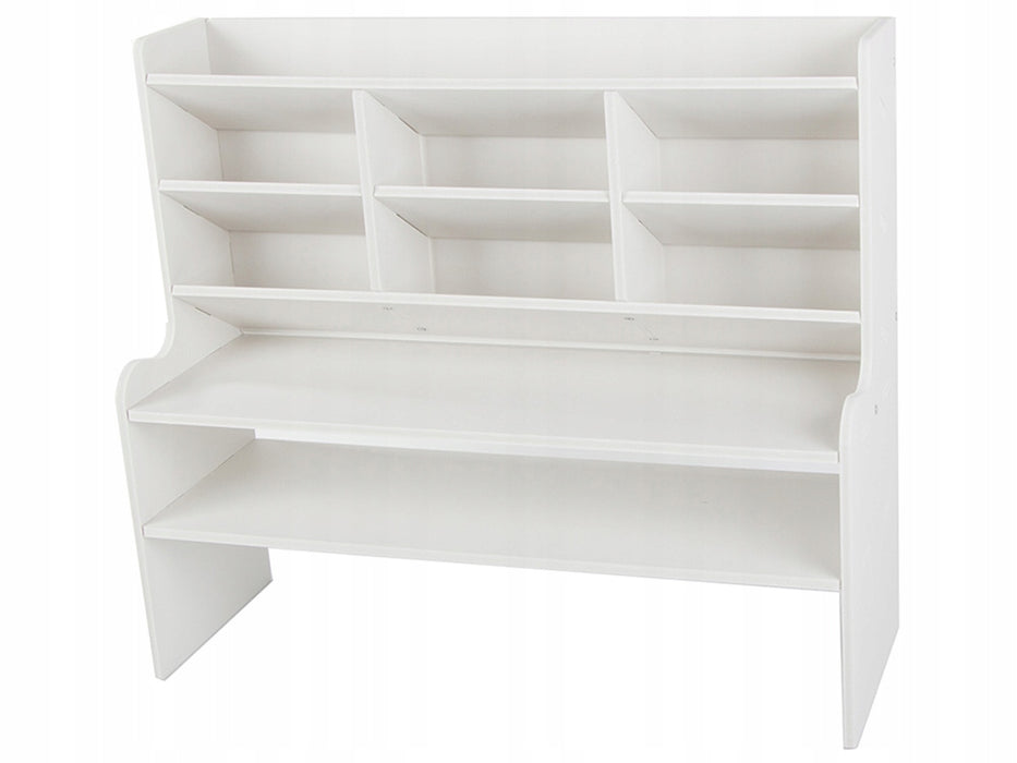 Organizator tip birou, Material plastic + spuma presata, Alb