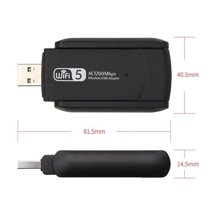 Безжичен адаптер USB3.0 Extender, 1200 Mbps, WiFi сигнални усилвател