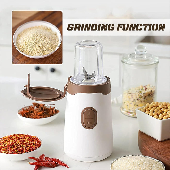 Blender, Chopper και Juicer T164, 3 σε 1, 250W, με 3 αξεσουάρ, λευκό-καφέ