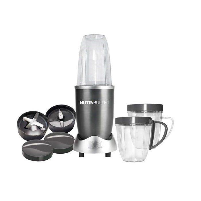 Nutribullet Robot - Blender de Bucatarie Multifunctional, Putere 600W, Set cu 12 piese