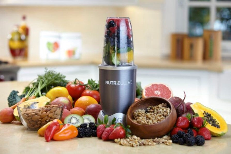 Nutribullet robot - multifunkcionális konyhai turmixgép, 600W teljesítmény, 12 darabos készlet