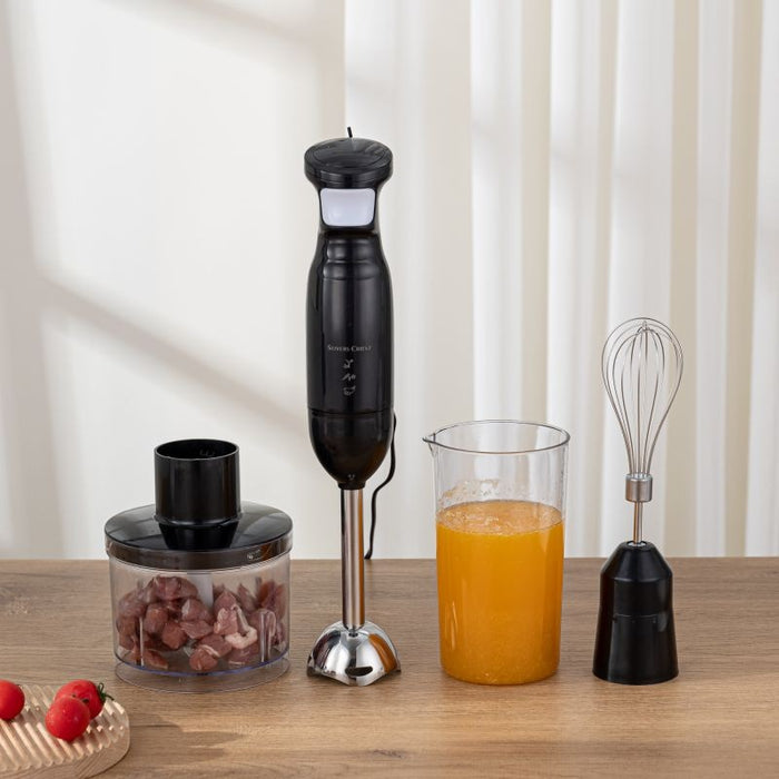 Electric Hand Blender, SC-8041, с 4 аксесоари, 400W, черно