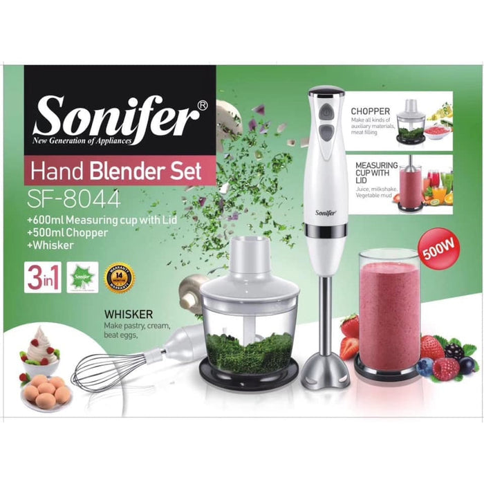 Set Blender 3 in 1 multifunctional Sonifer SF-8044 500W