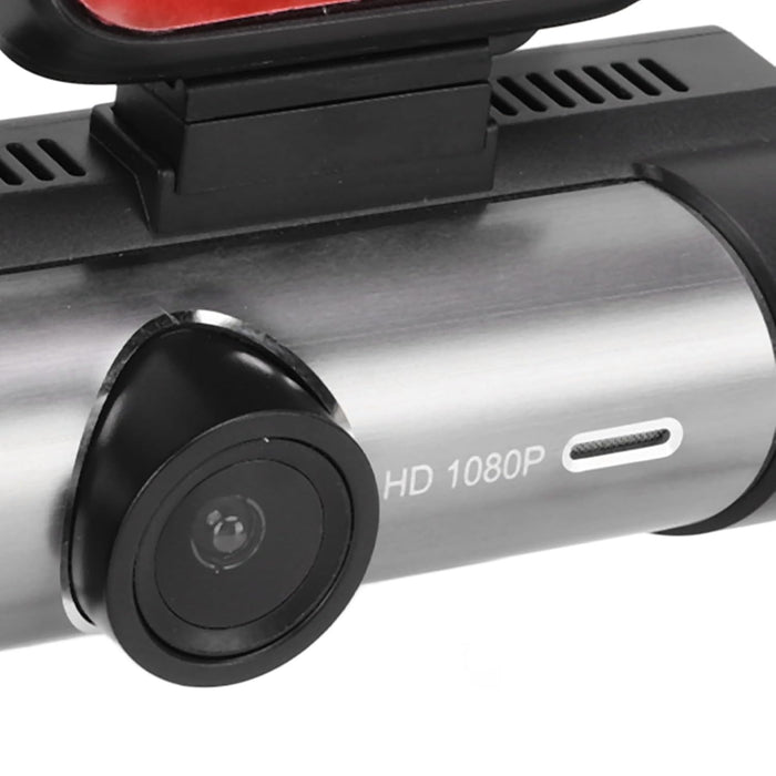 DVR Double Car Camera 3.16 ", Full HD 1080p, G-Sensor, IR, 170 °, сребро