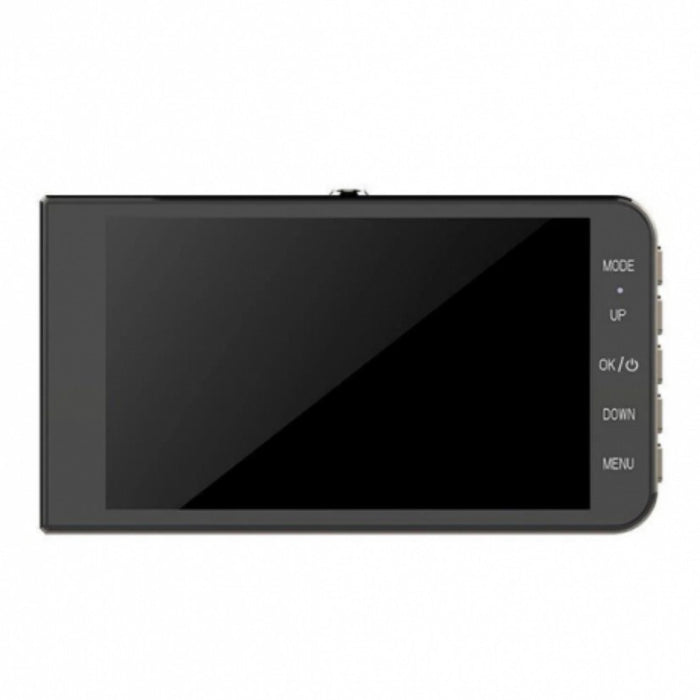 DVR autószoba, 4 "képernyő", teljes HD, mozgásérzékelő, G-érzékelő, 15 x 10 x 5 cm, fekete