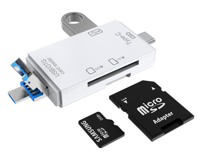 SD memóriakártya-olvasó, MicroSD/TF USB-vel, USB Típus 3.1, MICRO USB