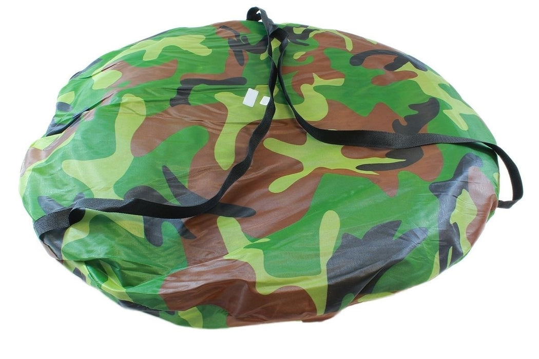 Cort tip cabina dus pentru camping sau pescuit, cu husa pentru transport inclusa, camuflaj