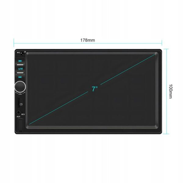 Sistem multimedia auto cu display LCD tactil de 7 inch