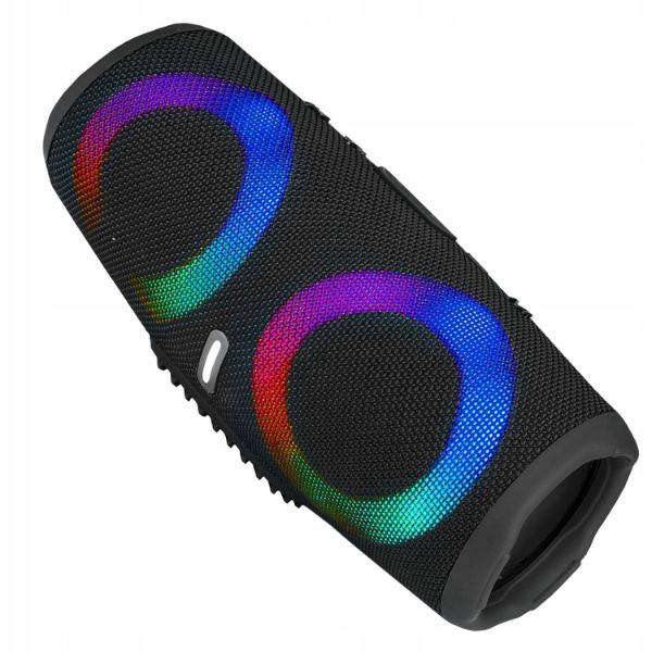 Bluetooth sztereo hangszóró többszínű, sztereó környezeti fényvel