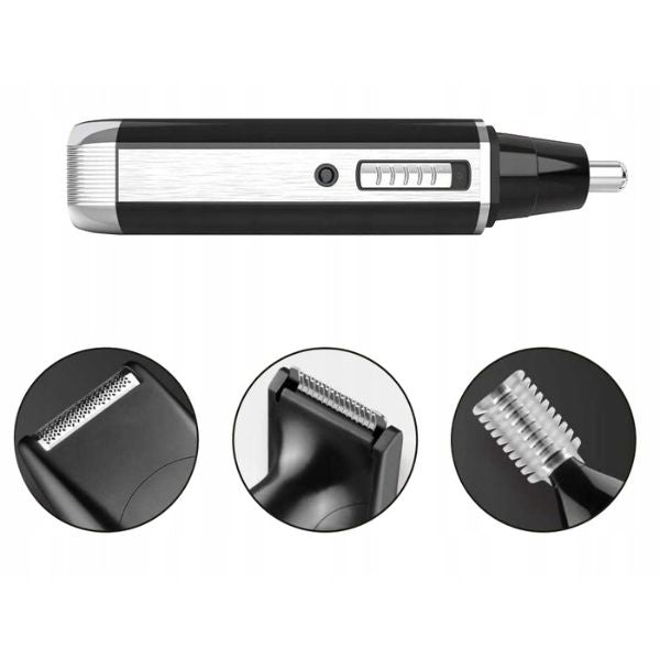 Trimmer electric 4 in 1 ideal pentru nas, urechi, sprancene sau barba