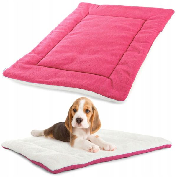 Μαξιλάρι Covoras για σκύλους, άνετο και μαλακό υλικό, ποιότητα υψηλής ποιότητας, λευκό - ροζ