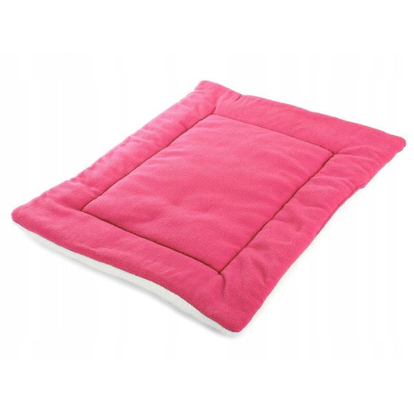Μαξιλάρι Covoras για σκύλους, άνετο και μαλακό υλικό, ποιότητα υψηλής ποιότητας, λευκό - ροζ