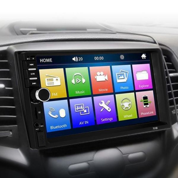 Sistem multimedia auto cu display LCD tactil de 7 inch