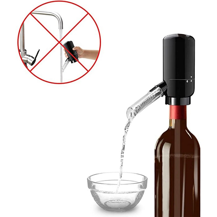 Aerator/Decantor electric pentru vin, dispenser electric pentru sticle