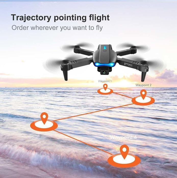 Falcon DM700 Drone, Foldable, HD κάμερα, με τηλεχειριστήριο 2,4g, μέγιστη απόσταση 300 μέτρων, μαύρο