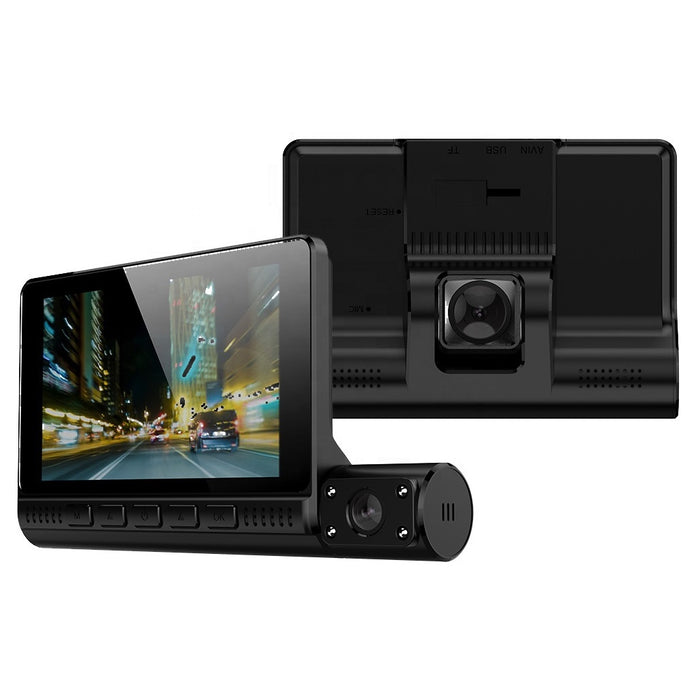 Η κάμερα Auto DVR Tripla, με οθόνη αφής, βίντεο Full HD 1080x1920, αισθητήρα κίνησης, μαύρο