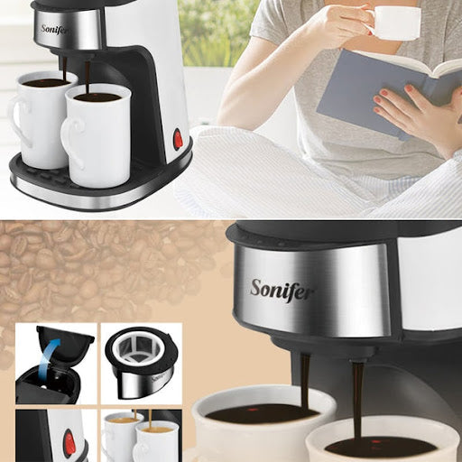 Filtru/Expresor cafea Sonifer Sf-3540 450W + 2 cesti cadou