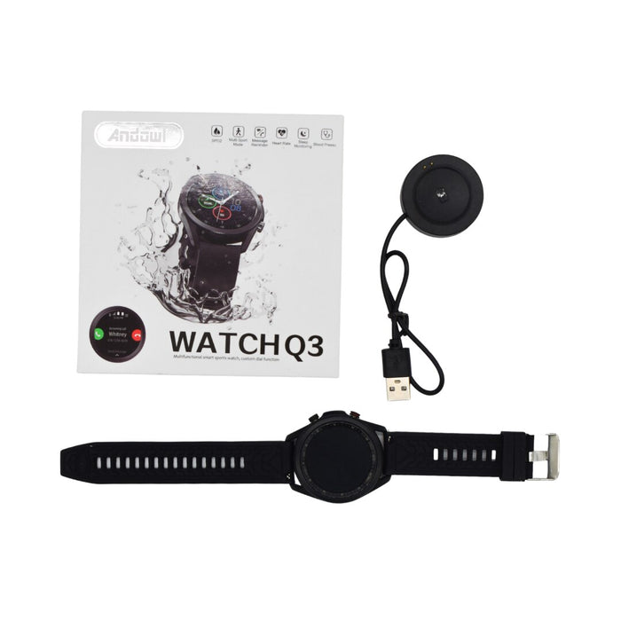 Óra Smart Watch Watch Q3, vízálló, Multisport, Bluetooth Call 5.0