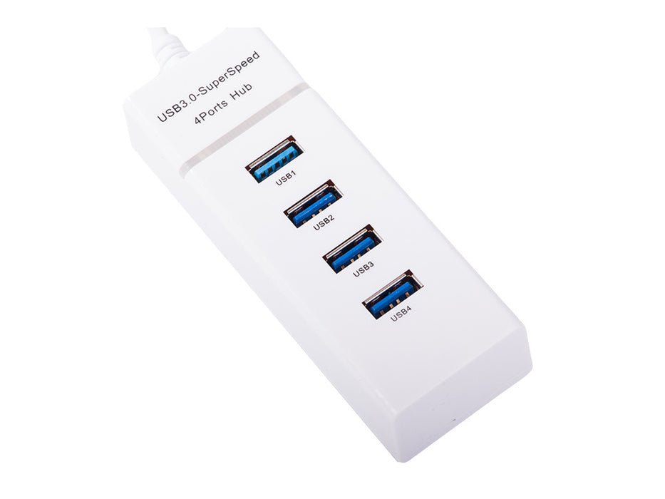 USB HUB 4 portos USB 3.0 sebességátvitel akár 5 Gbps -ig