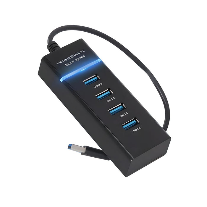 Hub USB cu 4 porturi USB 3.0 viteza transfer de pana la 5Gbps