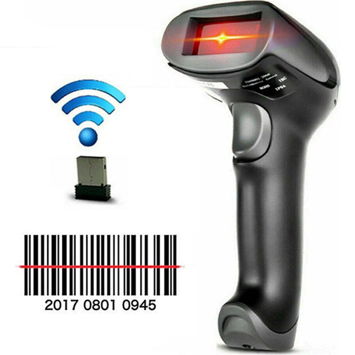 Φορητός σαρωτής γραμμωτού κώδικα, A203, ασύρματο, με USB, μαύρο φορτίο
