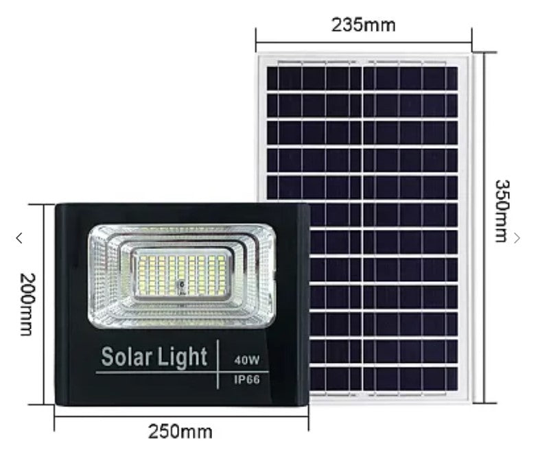 Kit Proiector T-40W cu Panou Solar Si Telecomanda