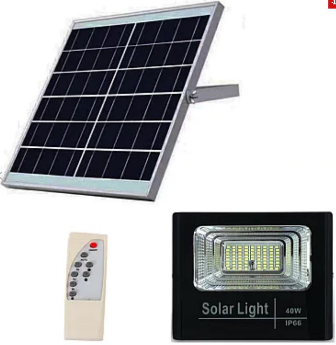 Kit Proiector T-40W cu Panou Solar Si Telecomanda