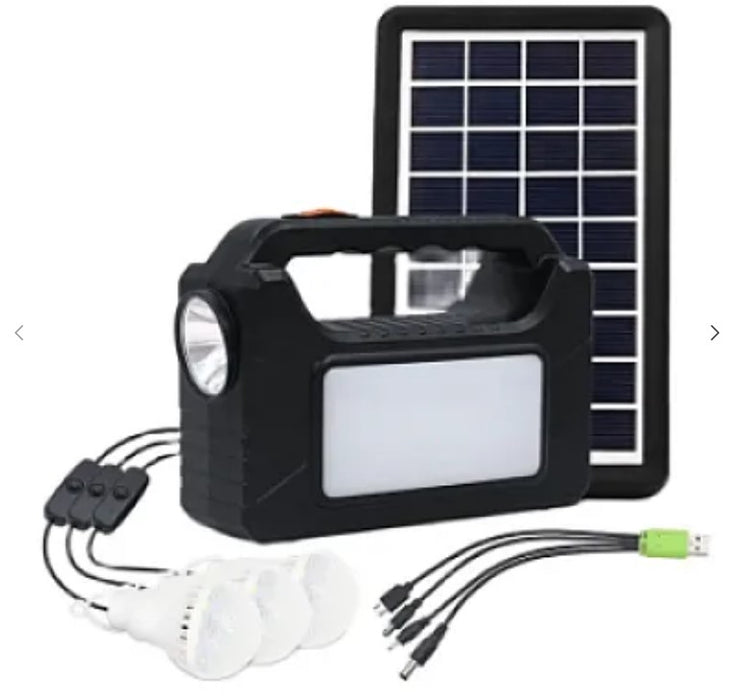 Kit Solar GDPlus GD-8080 portabil cu 3 becuri HA