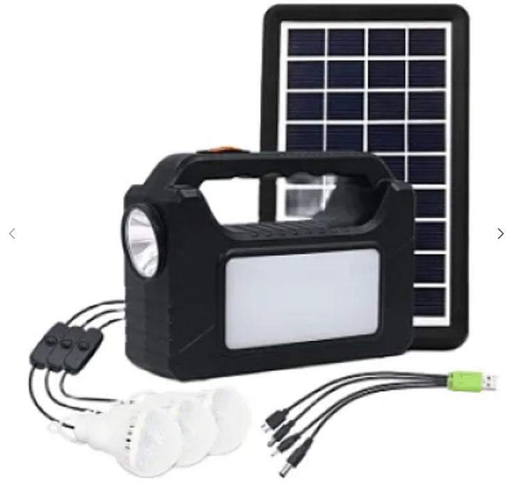 Kit Solar GDPlus GD-8080 portabil cu 3 becuri