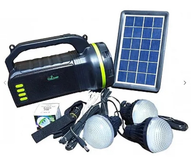 Solar Kit CL-18 rádióval és lámpákkal 10W + 3 izzók