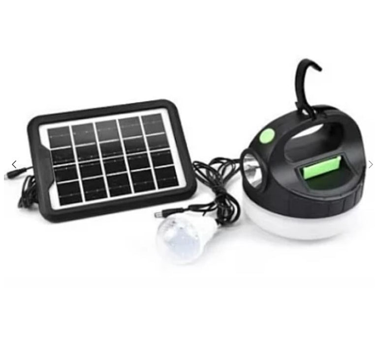 Kit solar GD-P20 cu Lampa Multifunctionala, Panou si Bec