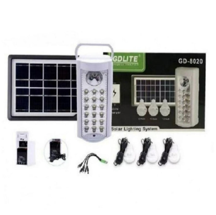 Kit solar de iluminat GDLite GD-8020