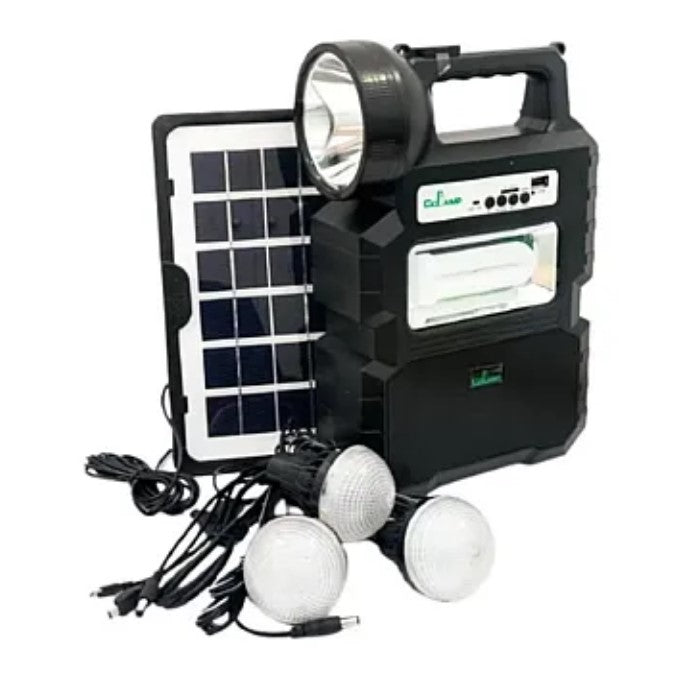 Kit solar portabil Radio FM si Bluetooth CL-810 XL