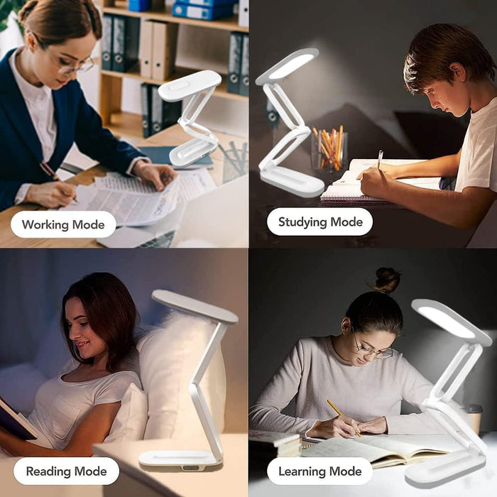 Μοντέλο LED LED 1964 Tactile, Foldable, Rotary και Portable, Cable USB, ABS, 5W, με 3 τρόπους φωτισμού, Davable, White