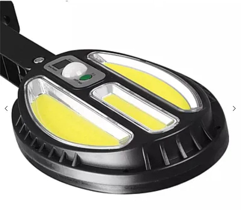 Ηλιακή λάμπα HB-8288A Oval 138 LED COB με τηλεχειριστήριο, τοποθέτηση τοίχου, εξωτερικό